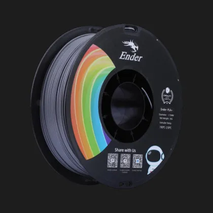 Пластик (Filament) CREALITY PLA Plus 1кг 1.75мм Сірий (3301010308)