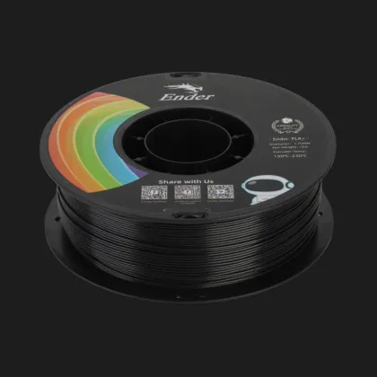 Пластик (Filament) CREALITY PLA Plus 1кг 1.75мм Чорний (3301010306)