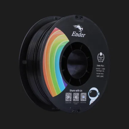 Пластик (Filament) CREALITY PLA Plus 1кг 1.75мм Чорний (3301010306)