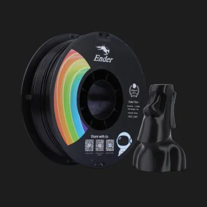 Пластик (Filament) CREALITY PLA Plus 1кг 1.75мм Чорний (3301010306)