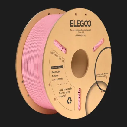 Пластик (Filament) ELEGOO PLA Plus 1кг 1.75мм Рожевий (50.203.0233)