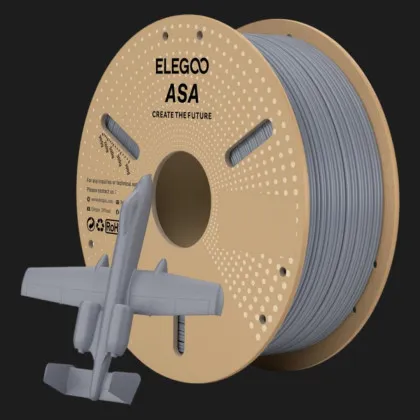 Пластик (Filament) ELEGOO ASA 1кг 1.75мм Серый (50.203.0738)