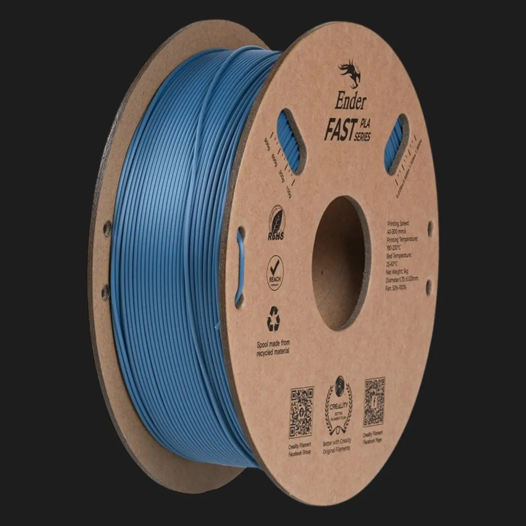 Пластик (Filament) CREALITY Ender Fast PLA 1кг 1.75мм Сірий (3301010437)