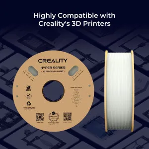 Пластик (Filament) CREALITY Hyper PLA 1кг 1.75мм Белый (3301010335)