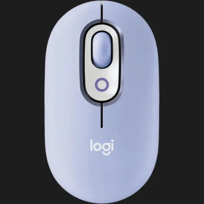 Миша бездротова Logitech Pop Mouse with Emoji (Lilac) (UA)