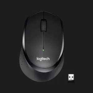 Миша бездротова Logitech M330 Silent Plus (Black) (UA) в Бродах