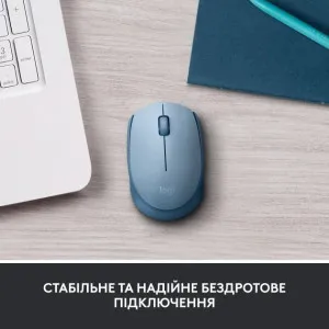 Миша бездротова Logitech M171 (Blue/Gray) (UA) в Олександрії