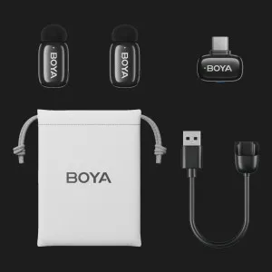 Мікрофонна радіосистема BOYA mini-23 Type-C (Black) в Бродах