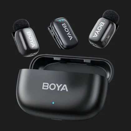 Микрофонная радиосистема BOYA mini-18 TRS for camera (Black)