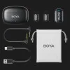 Микрофонная радиосистема BOYA mini-18 TRS for camera (Black)