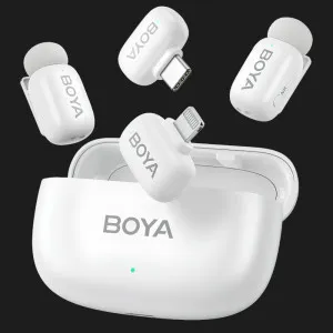 Мікрофонна радіосистема BOYA mini-13 Type-C/Lightning (White) в Бродах