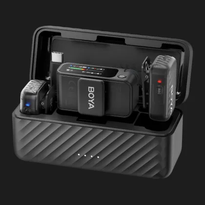 Микрофонная радиосистема BOYA MIC 2-02 Type-C/TRS (Black)