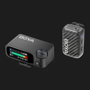 Мікрофонна радіосистема BOYA MIC 2-02 Type-C/TRS (Black) в Бродах