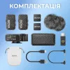 Микрофонная радиосистема BOYA MIC 2-02 Type-C/TRS (Black)