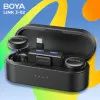 Микрофонная радиосистема BOYA LINK 3-02 Type-C/TRS (Black)