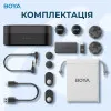 Микрофонная радиосистема BOYA LINK 3-02 Type-C/TRS (Black)