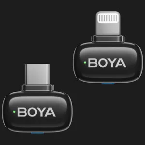 Мікрофонна радіосистема BOYA mini-12 Type-C/Lightning (Black) в Бродах