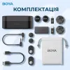 Микрофонная радиосистема BOYA LINK 3-01 Type-C/TRS/Lightning (Black)