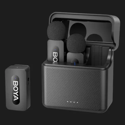 Микрофонная радиосистема BOYA BY-V35 TRS for camera (Black)