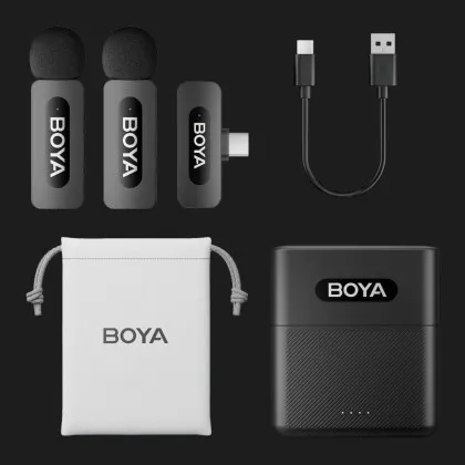 Мікрофонна радіосистема BOYA BY-V30 Type-C (Black) в Чернігові