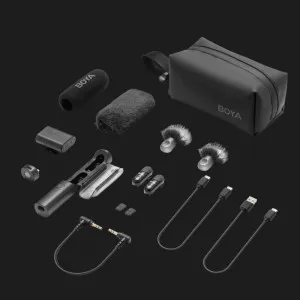 Мікрофонна радіосистема BOYA Magic-03 Type-C/TRS (Black) в Бродах