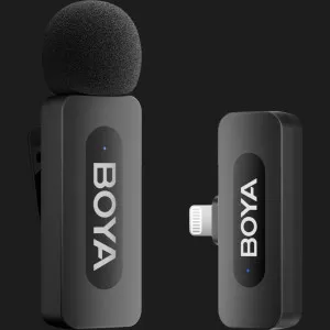 Мікрофонна радіосистема BOYA BY-V1 Lightning (Black) в Бродах