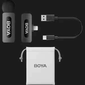 Мікрофонна радіосистема BOYA BY-V1 Lightning (Black) в Бродах