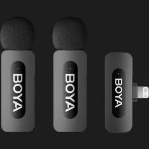 Мікрофонна радіосистема BOYA BY-V2 Lightning (Black) в Бродах