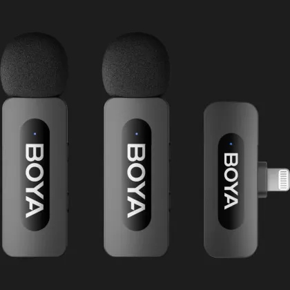 Микрофонная радиосистема BOYA BY-V2 Lightning (Black)