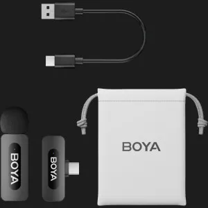 Мікрофонна радіосистема BOYA BY-V10 Type-C (Black) в Бродах