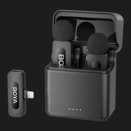 Микрофонная радиосистема BOYA BY-V3 Lightning (Black)