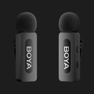 Мікрофонна радіосистема BOYA BY-V3 combo Type-C/Lightning (Black) в Бродах