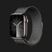 б/у Apple Watch Series 9 41mm GPS+ LTE, Graphite Stainless Steel Case Graphite Milanese Loop (MRJA3)