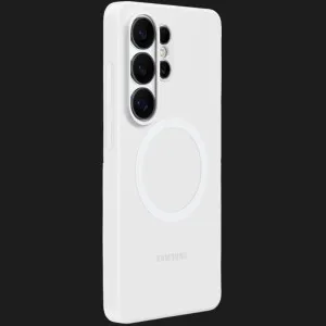 Чехол Samsung Silicone Magnet Case для Samsung Galaxy S26 Ultra (White) в Хмельницком