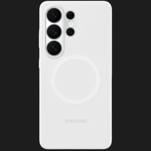 Чехол Samsung Silicone Magnet Case для Samsung Galaxy S26 Ultra (White) в Хмельницком