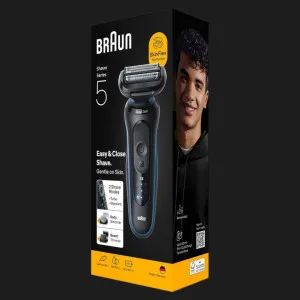 Електрична бритва BRAUN Series 5 Wet&Dry (52-B1650s) (Black/Blue) в Олександрії