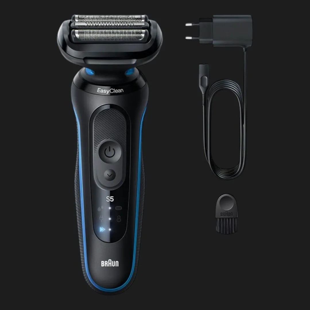 Електрична бритва BRAUN Series 5 Wet&Dry (52-B1000S) (Black/Blue)