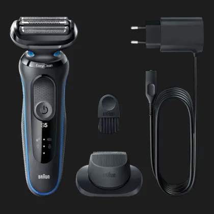 Электрическая бритва BRAUN Series 5 Wet&Dry (51-B1200S) (Black/Blue) в Каменском