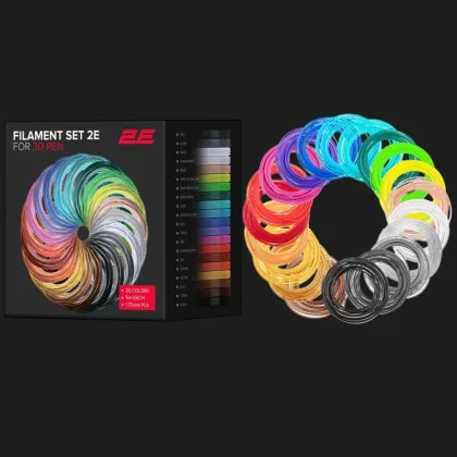 Картридж 2E для 3D ручки PLA 1.75мм 20шт (2E-SL-BH005)