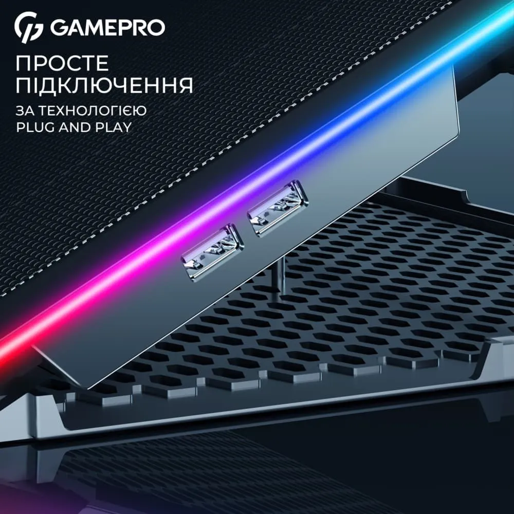 Підставка для охолодження ноутбука GamePro (CP1090) — фото 13