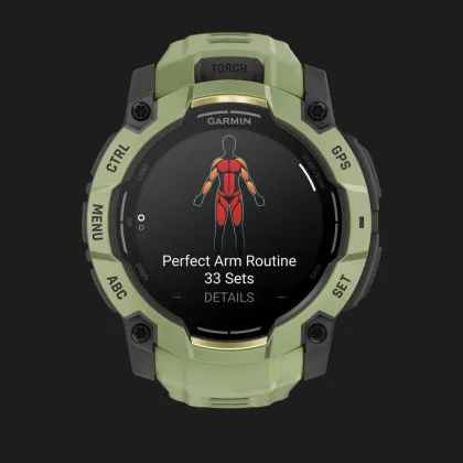 Garmin Instinct 3 50mm AMOLED Fern Green with Fern Green Band