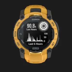 Garmin Instinct 3 50mm Solar Sunburst with Sunburst/Gray Band в Бердичеві