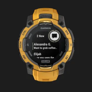 Garmin Instinct 3 45mm Solar Sunburst with Sunburst/Gray Band в Бердичеві
