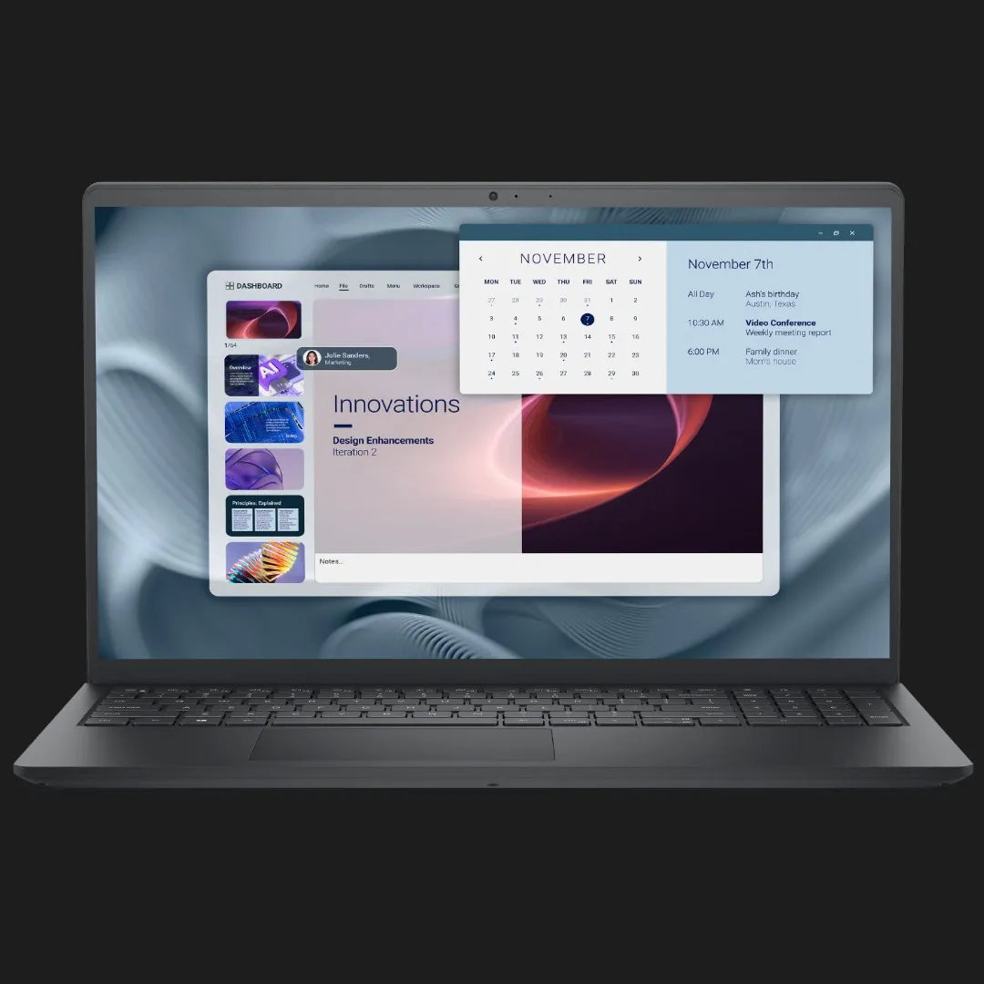 Ноутбук Dell Pro 15 Essential 15,6" (AMD Ryzen 3/8GB/512GB (SSD)/AMD Radeon Graphics) (PV15255MDO851UA_UBU) (Standard)