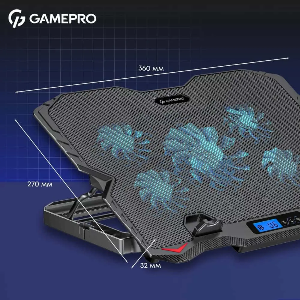 Підставка для охолодження ноутбука GamePro (CP560) — фото 10
