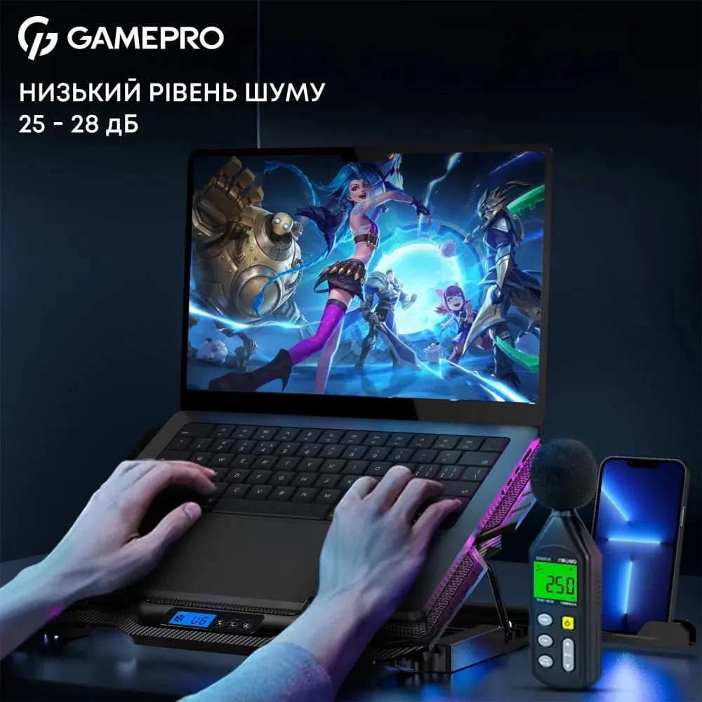 Підставка для охолодження ноутбука GamePro (CP560) — фото 5