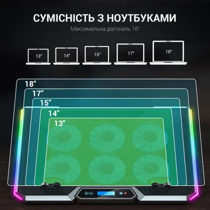 Підставка для охолодження ноутбука GamePro (CP890) в Києві