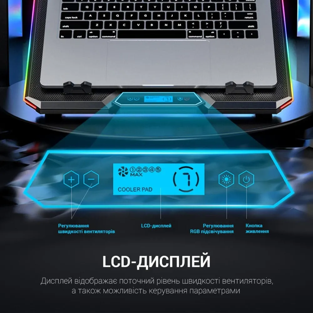 Підставка для охолодження ноутбука GamePro (CP890) — фото 10
