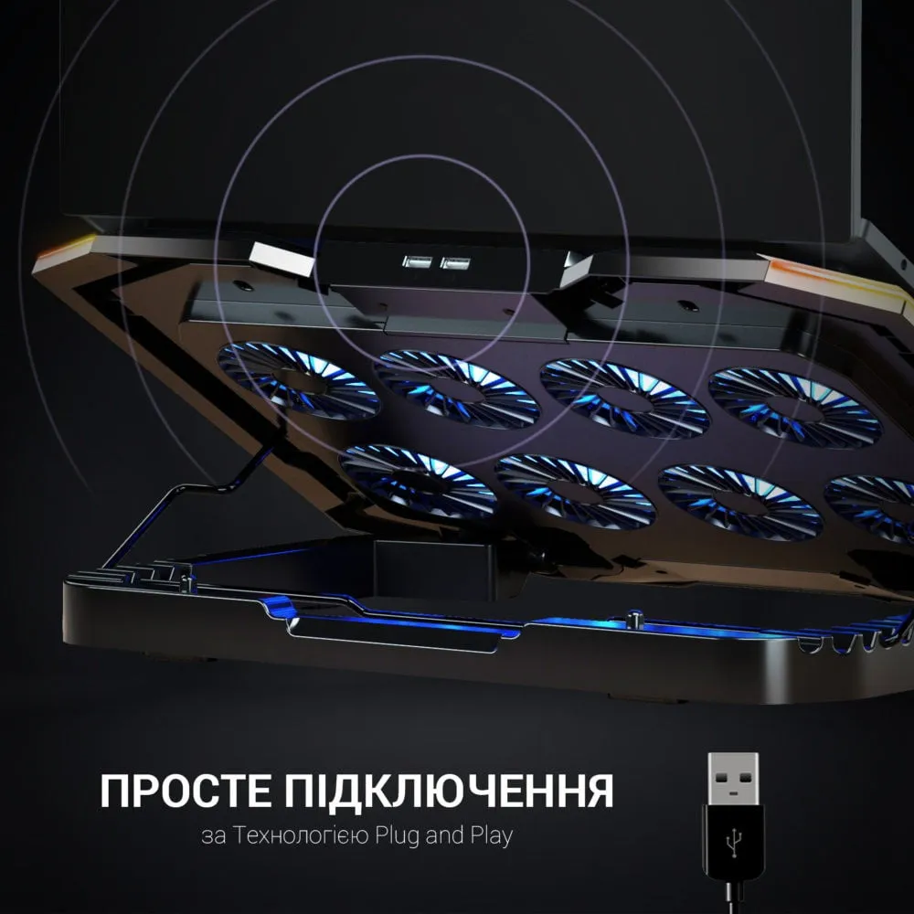 Підставка для охолодження ноутбука GamePro (CP870) — фото 7