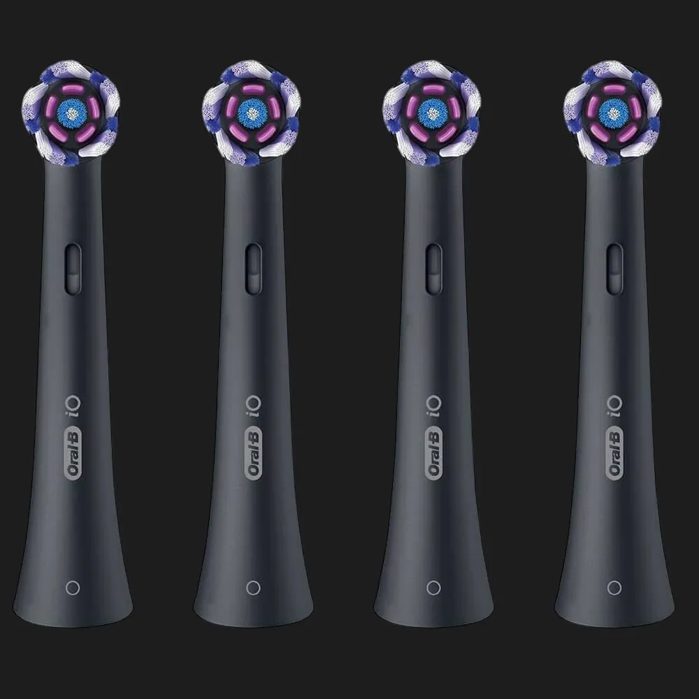 Насадка для зубної щітки Braun Oral-B iO Radiant White (Black) — фото 2